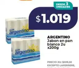 Supermayorista Vital Argentino jabon en pan blanco oferta