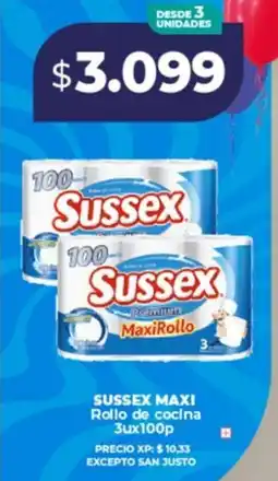 Supermayorista Vital Sussex maxi rollo de cocina oferta