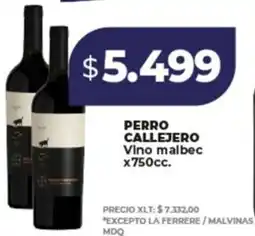 Supermayorista Vital Perro callejero vino malbec oferta