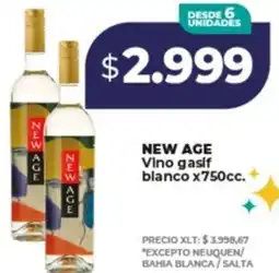 Supermayorista Vital New age vino gasif blanco oferta