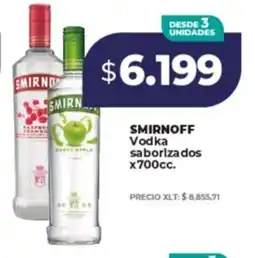 Supermayorista Vital Smirnoff vodka saborizados oferta