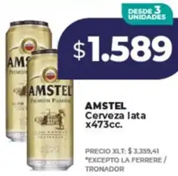 Supermayorista Vital Amstel cerveza lata oferta