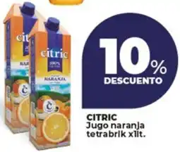 Supermayorista Vital Citric jugo naranja tetrabrik oferta