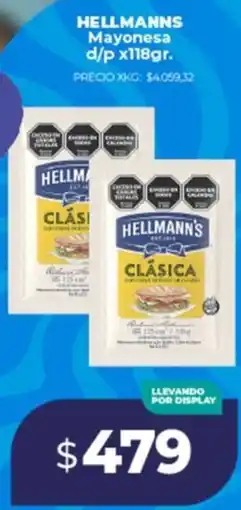 Supermayorista Vital Hellmann's mayonesa d/p oferta