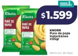 Supermayorista Vital Knorr pure de papa instantáneo oferta