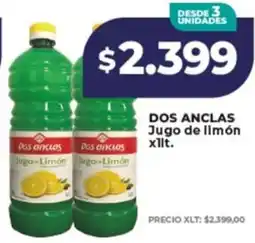 Supermayorista Vital Dos anclas jugo de limón oferta
