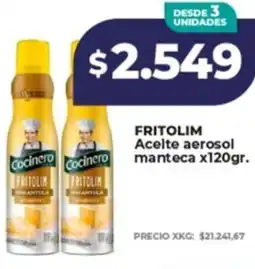Supermayorista Vital Fritolim aceite aerosol manteca oferta
