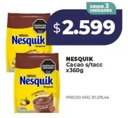 Supermayorista Vital Nesquik cacao s/tacc oferta