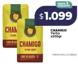 Supermayorista Vital Chamigo yerba oferta