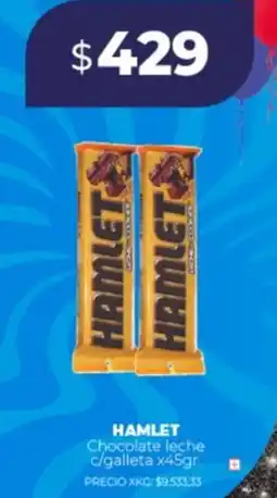 Supermayorista Vital Hamlet chocolate leche c/galleta oferta