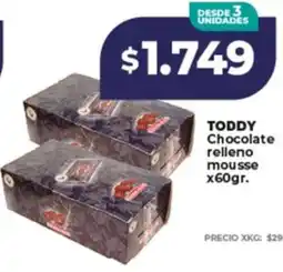 Supermayorista Vital Toddy chocolate relleno mousse oferta
