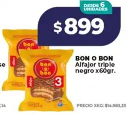 Supermayorista Vital Bon o bon alfajor triple negro oferta