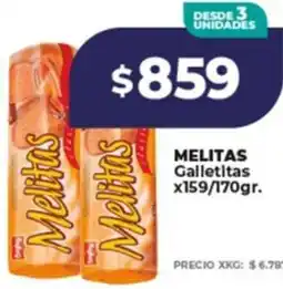 Supermayorista Vital Melitas galletitas oferta
