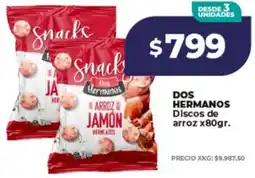 Supermayorista Vital Dos hermanos discos de arroz oferta