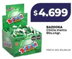 Supermayorista Vital Bazooka chicle menta oferta