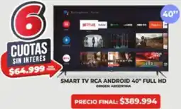 Supermayorista Vital Smart tv rca android 40" oferta
