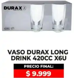 Supermayorista Vital Vaso durax long drink oferta