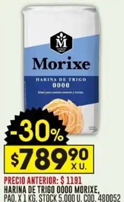 Coto Morixe harina de trigo 0000 paq oferta