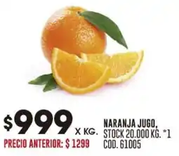 Coto Naranja jugo oferta
