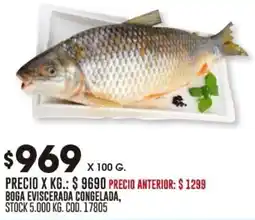 Coto Boga eviscerada congelada oferta