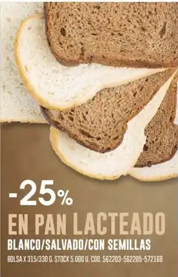 Coto En pan lacteado blanco/salvado/con semillas oferta