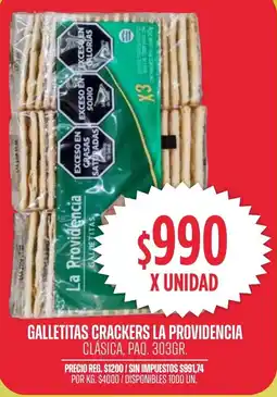 Supermercados Vea La providencia clásica galletitas crackers oferta