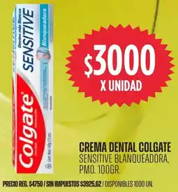 Supermercados Vea Crema dental colgate sensitive blanqueadora, pmo. oferta