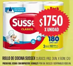 Supermercados Vea Rollo de cocina sussex clásico, paq. oferta
