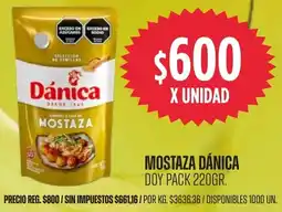 Supermercados Vea Dánica mostaza doy pack oferta