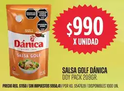 Supermercados Vea Dánica salsa golf doy pack oferta