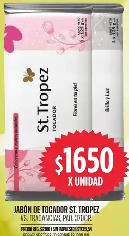 Supermercados Vea St. tropez jabón de tocador vs. fragancias, paq. oferta