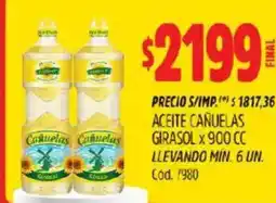 Supermercados Yaguar Cañuelas girasol aceite oferta