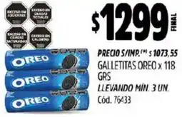 Supermercados Yaguar Oreo galletitas oferta