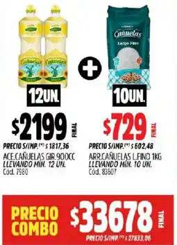Supermercados Yaguar Ace.cañuelas gir. + arr.cañuelas lfino oferta