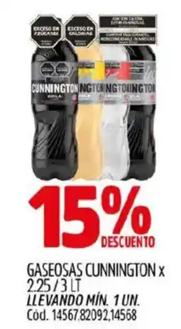 Supermercados Yaguar Cunnington gaseosas oferta