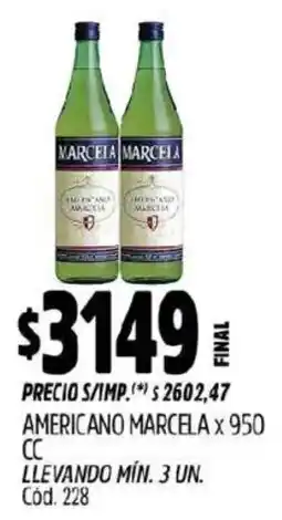 Supermercados Yaguar Marcela americano oferta
