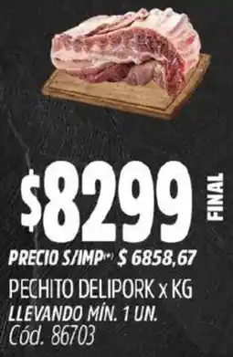 Supermercados Yaguar Pechito delipork oferta
