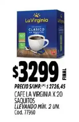 Supermercados Yaguar La Virginia cafe oferta