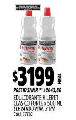 Supermercados Yaguar HIleret clasico oferta