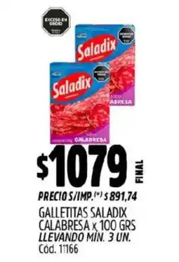 Supermercados Yaguar Saladix calabresa oferta