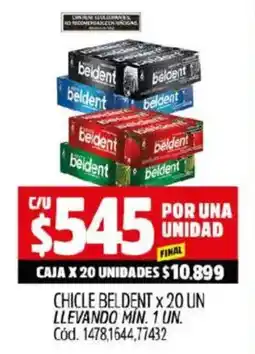 Supermercados Yaguar Beldent chicle oferta