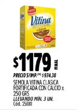 Supermercados Yaguar Vitina semola clasica oferta