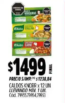 Supermercados Yaguar Knorr caldos oferta
