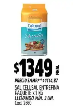 Supermercados Yaguar Celusal Parilla oferta