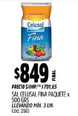 Supermercados Yaguar Celusal Fina oferta