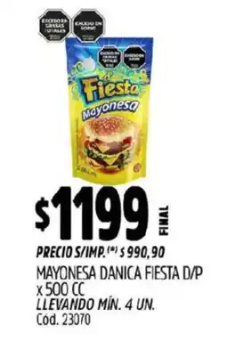 Supermercados Yaguar Fiesta mayonesa oferta