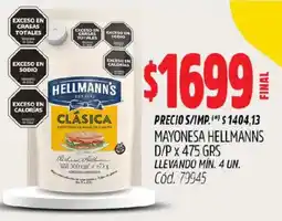Supermercados Yaguar Hellmann's mayonesa oferta