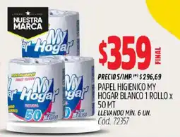 Supermercados Yaguar My Hogar blanco oferta