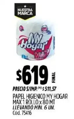 Supermercados Yaguar My Hogar Max oferta