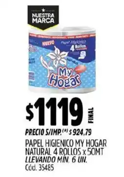 Supermercados Yaguar My Hogar natural oferta